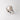 Anello in Oro Bianco con Perla e Diamanti