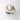 Anello in Oro Bianco con Perla e Diamanti