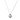 Collana con Ciondolo in Oro Bianco e Pietre Preziose